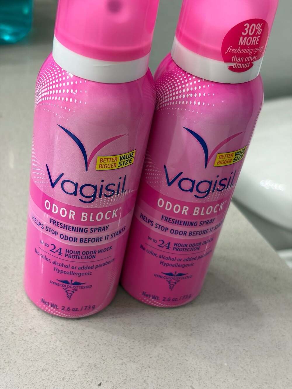 Vagisil Odor Block Daily Freshening Spray, 2.6 oz (Set of 2)